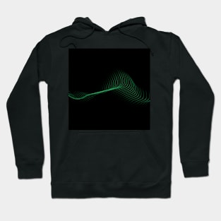 gamer green wave Hoodie